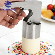CRUNCHCRAFT​ Cylinder Ice Cream Scoop, Adjustable Thickness Trigger Release Ice Cream Ball Digger, B