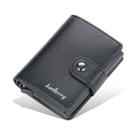 BAELLERRY K9148 DOMPET UANG KARTU LONTAR MINI RFID DENGAN PENGUNCI