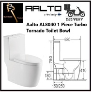 Aalto AL8040 1 Piece Turbo Tornado Toilet Bowl with Geberit Flush WC Water Closet / Express Free Hom