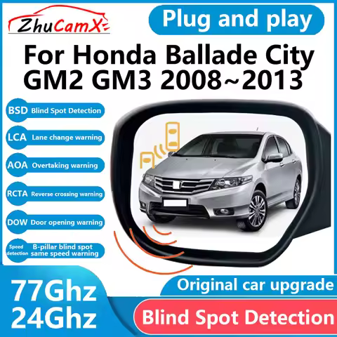 for Honda Ballade City GM2 GM3 2008~2013 BSD Blind Spot Detection Sensor Radar Driving Warning Assis
