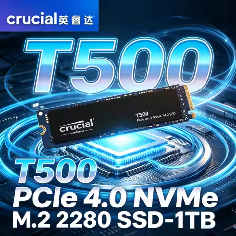 FOR Crucial T500 PCIe Gen4 NVMe SSD,TLC NAND, 1TB 2TB Up to 7300MB/s,for Creatives and Gamers Laptop