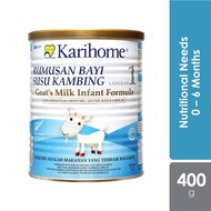 Susu Formula Kambing KARIHOME Langkah 1(NEWBORN)0-6 Bulan 100% Dari Ladang Goat Milk Infant Formula 