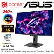 ASUS 27 Inch ROG Strix OLED XG27UCDMG QHD 2560x1440 240Hz 0.03ms Monitor Glossy WOLED Panel HDR for 