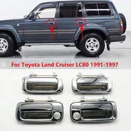 Front Rear Exterior Outside Door Handle For Toyota Land Cruiser LC80 FJ80 91-97