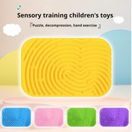 Children's Silicone Sensory Activity Board Educational Entertainment Concentration Education Z1c5