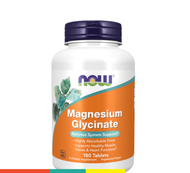 Now Foods Magnesium Glycinate 60/ 180 Tablets