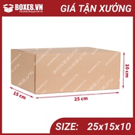 25x15x10 Combo 50 hộp carton Boxes đóng gói hàng giá tại xưởng