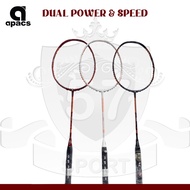 Apacs Dual Power & Speed Badminton Racket Bonus Apacs Drawstring Bag