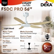 🔥UPGRADED F5DC🔥DEKA F5DC PRO 56" Baby Fan 46" 5 Blade DC Motor 20 Speeds Remote Control Ceiling Fan 