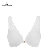 Dijual Bra Push Up Primark Triangle Lace White - 34C Murah