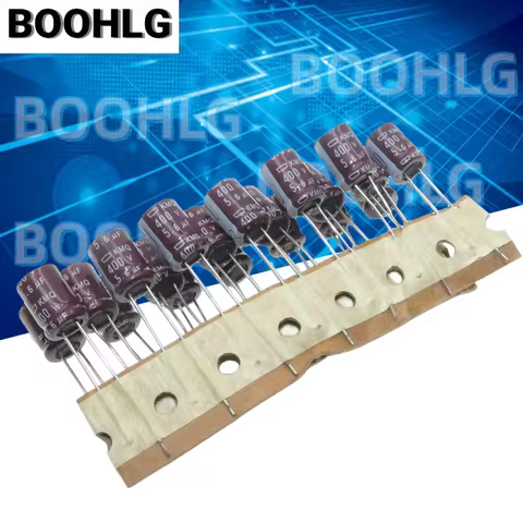 20PCS 5.6UF 400V Capacitor 400V 5.6UF 8*12 KMQ Replacement 400V 4.7UF