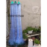 3-layer fishing net 1.2m high, 90m long, 6cm- 8cm- 10cm mesh for fishing from 400g to 3kg