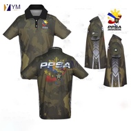 PPSA Jersey Polo Shirts Dry Fit Shirt Full Sublimation Shirt Army Green