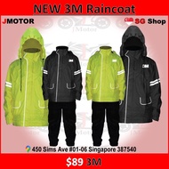 sg store  authentic 3M reflective Motorcycle riding Waterproof raincoat Rain jacket jmotor