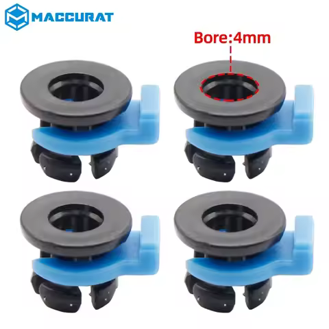 5/10/20pcs Quick Connector Bore 4mm for OD 4mm PTFE Tube Coupling Collet 1.75MM Extruder UM2 Red Liz
