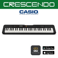 Casio CT-S200BK-FA 61 Keys Slim Casiotone Keyboard (Black) includes Free Original Casio Adapter