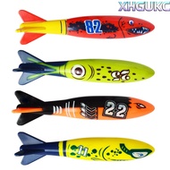 XHGUKC 4 PCS Swimming Pool Toy Sports Children's Hobbies Bathroom toys Swim Dive