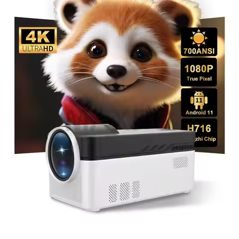700 Ansi lumens Newest projector 4k HY450 Full HD Home Theater 1080P Portable Projector for kids edu
