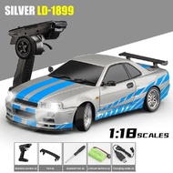 Mini Toys 1/18 RC High Speed Racing Car RWD Drifting LDRC Remote Control Dift Vehicles Gyroscope Lig
