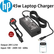 Original HP 45W USB-C Laptop Charger For Chromebook ThinkPad Yoga Dell 3100 and Latitude 5420 Power 