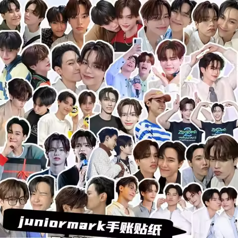56PC/SET Juniormark Photo Thai TV Perfect 10 Liners Drama Stills Hand Account Materials Notebook Cup