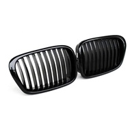E39 For BMW 5 series E39 High Quality Glossy Black Front grill single slat line hood kindly style fo