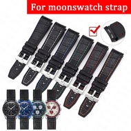 20MM Curved Interface Silicone Strap for OmegaXSwatch MoonSwatch Rolex Submariner Series Waterproof Watchband Accessories