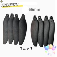ZHAGUMT Remote Control Drone Parts, Plastic 58mm/66mm Folding Propeller Blades, Black Universal Quad
