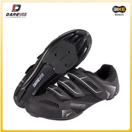 DAREVIE Cycling Bicycle Bike Velcro Road Shoes DVRS005 / Black / Sizes 39 to 44