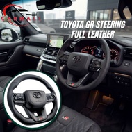 LC300 GR Steering Toyoto Full Leather Steering Wheel Full Set Airbag Vios Vellfire Alphard