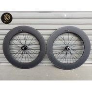 FIXIE Carbon 88mm Wheelset | Fixed Gear Track Bicycle Novatec Carbon Fibre Wheels