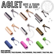 (AGLET) Colorful Aglet Super Cool Metal Iron For Shoelaces Jackets Sweaters Hoodies Pants Bags