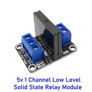 1Pcs DC 5V 1 Channel SSR G3MB-202P Solid State Low Level Trigger Relay Board Module 240V 2A Output W