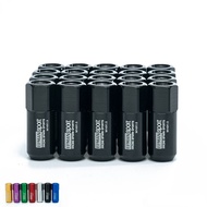 20pc M14X1.5 60MM Extension Forged Aluminum Tuner Racing Lug Nut For Wheels Rims