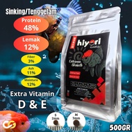 Hiyori Goldfish Pellets 500gram Original Sinking Chef Goldfish Feed