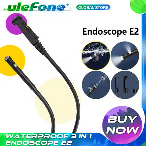 Ulefone Waterproof 3 in 1 Endoscope /For ARMOR 13/Power Armor 18/Power Armor 18T/Power Armor 19/Powe