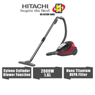 Hitachi Vacuum Cleaner (2000W / 1.6L)(Brilliant Red) with Blower Function Nano Titanium HEPA Filter CV-SF20V (BRE)