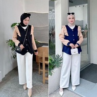 ASKA.ID - ZILA PLIKSET SHIRT SCUBA PLISKET