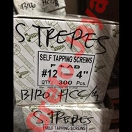 12X4 Trepes Tapping Screw Head Screw 12 X 4 Inch Moon Lion