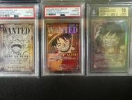 One piece OPCG 海賊王 日版 卡牌 PSA 10 BGS 路飛 大頭 op 01 03