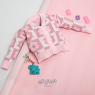 Michela Knitted Cardigan for Baby and Girls Outer Daisy Style Cardigan Kids Girl