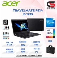 laptop acer travelmate  core i5 1135g7 ram 8gb 512gb ssd 14.0 full hd - plus aksesoris ram 16gb