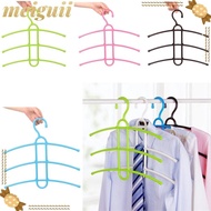 MEIGUII Clothes Hanger Multifunctional Fishbone Hanger Hook Space Saver