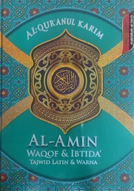 Al Quran Mushaf Al Amin Waqof Ibtida Tajwid Warna A4