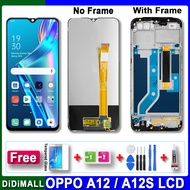 100% Original LCD For OPPO A12 A12s CPH2083 CPH2077 LCD DIsplay Touch Screen Digitizer Assembly Replacement With Frame