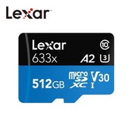 Lexar®512GB High-Performance633x microSDXC™UHS-I(A2)(V30)記憶卡