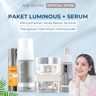 MS GLOW PAKET LUMINOUS DAN SERUM LUMINOUS | Menyamarkan Bekas Jerawat dan Mengatasi Flek Hitam Memba