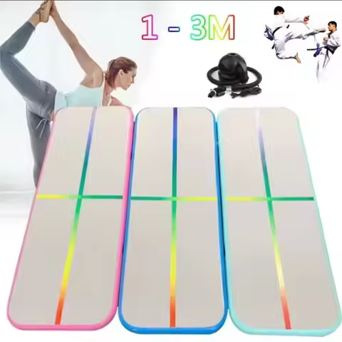 Hot Sale Inflatable Gym Mat Inflatable air Track for Gymnastics Yoga Mattress Wear-resistant Inflata
