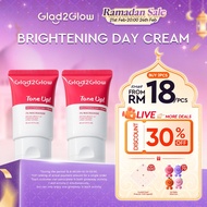 Glad2Glow Bright Up Facial Moisturizer Instant Bright Cream 2IN1 Brightening & Moisturizing BB&CC Wh