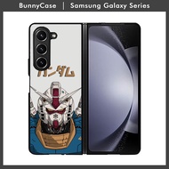 Casing Case Samsung Galaxy Z Fold 5 Z Fold 3 Z Fold 4 Z Flip 3 Z Flip 4 Z Flip 5 5G Gundam Exia LZ00